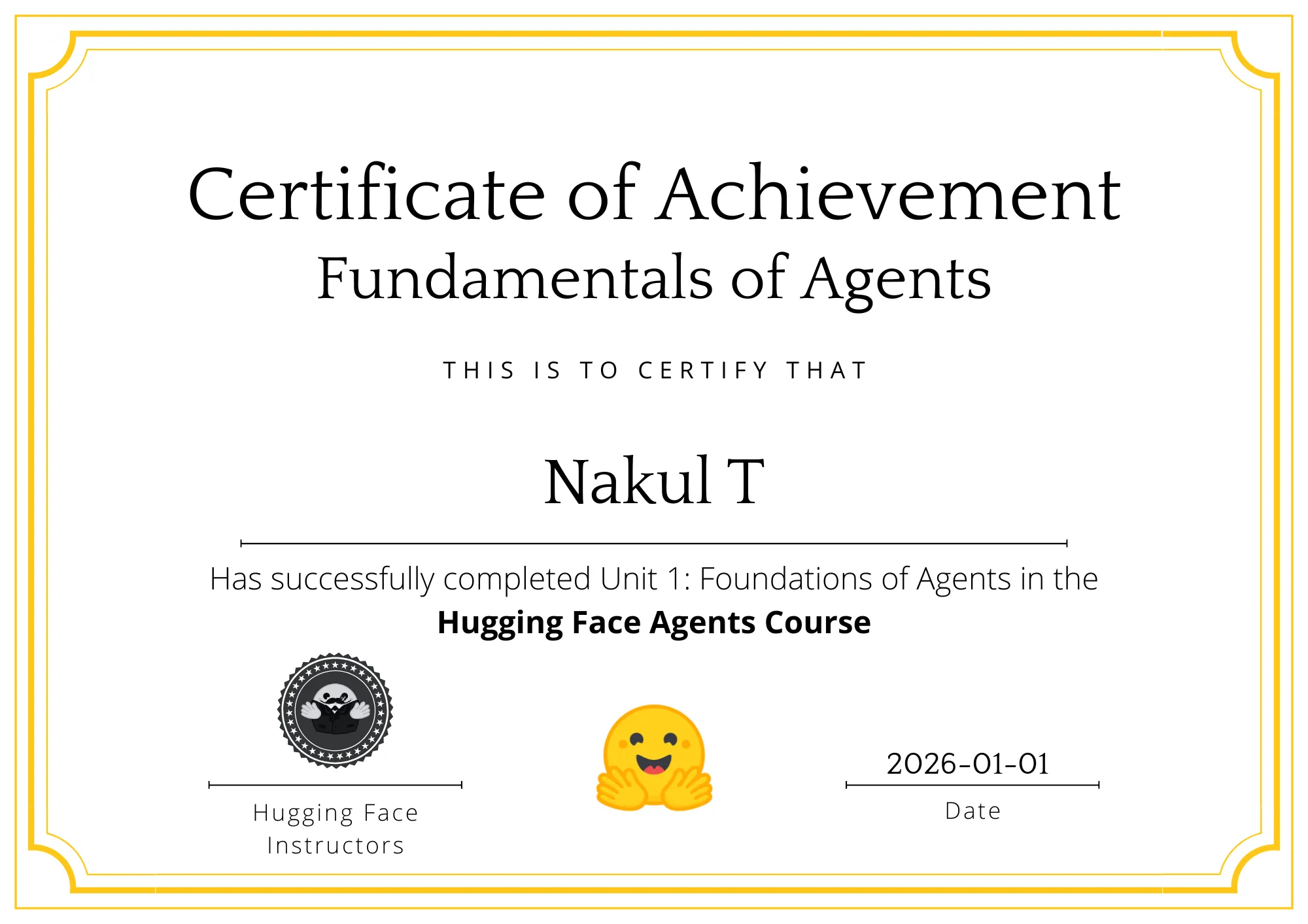 Fundamentals of Agents